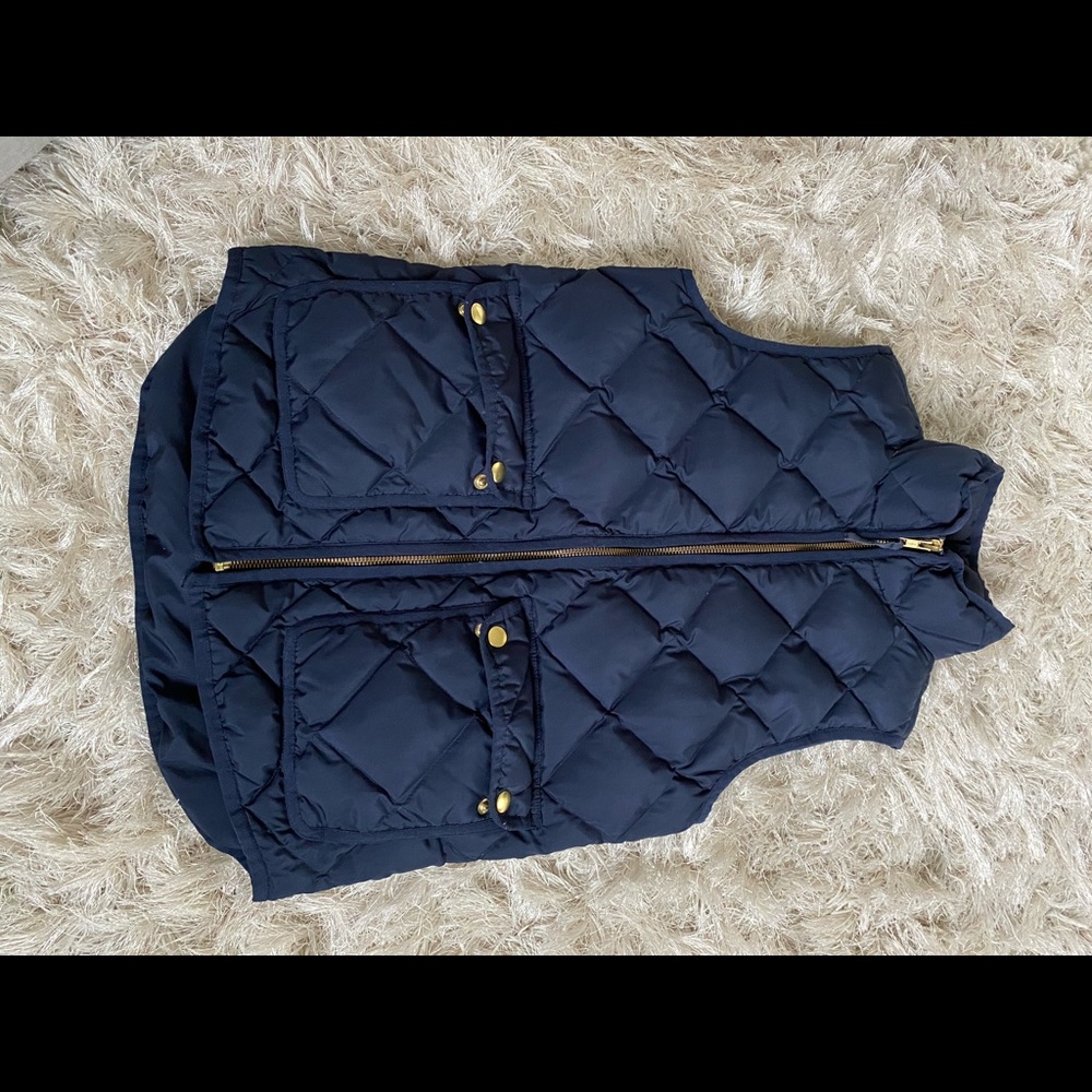 J.CREW navy blue vest
